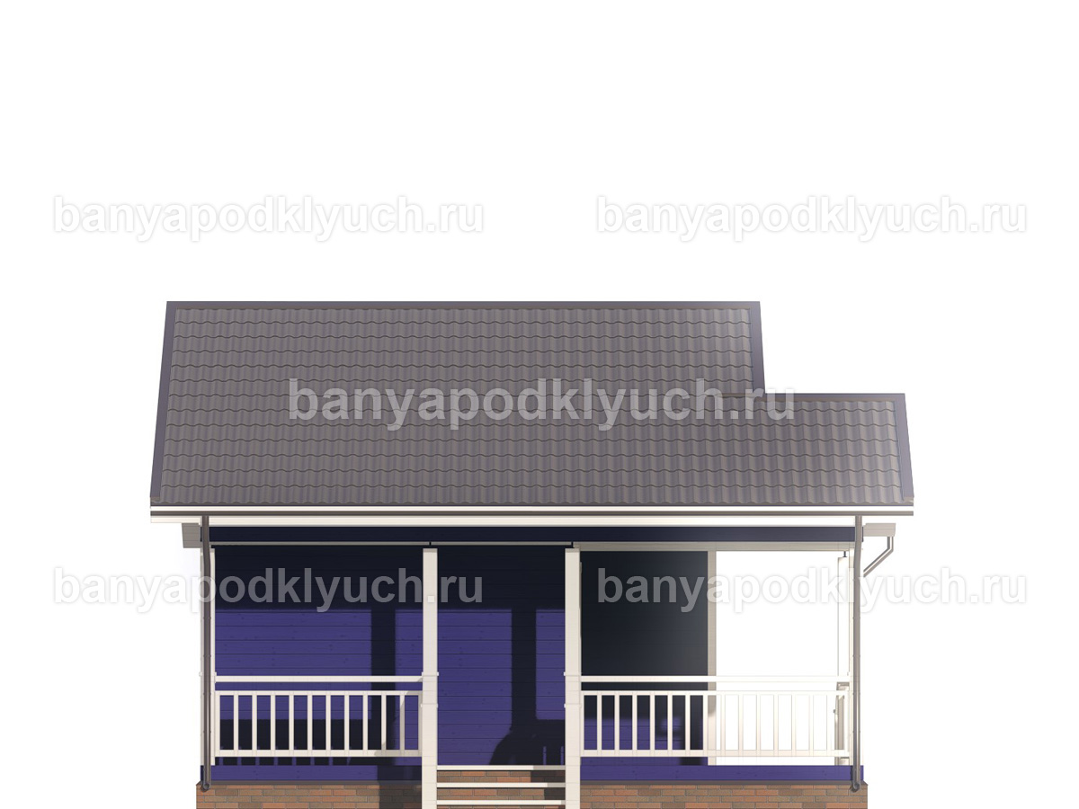 Каркасная баня 7x7 м Каркасная баня 7x7 м